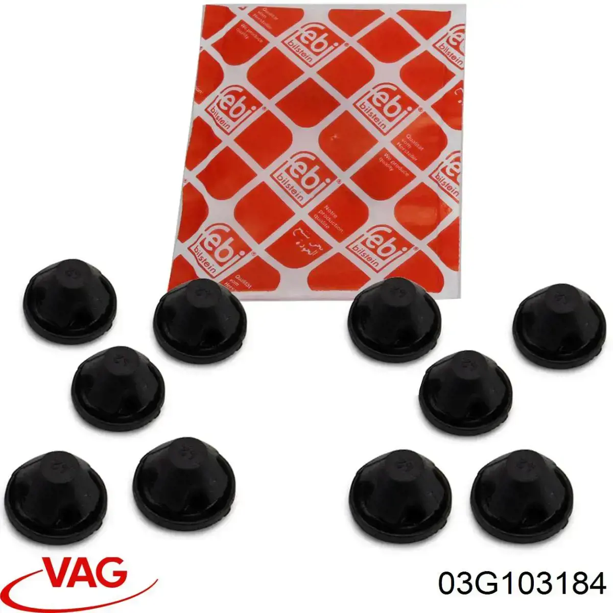 Do koszyka 03G103184 VAG Poduszka ozdobna pokrywy silnika