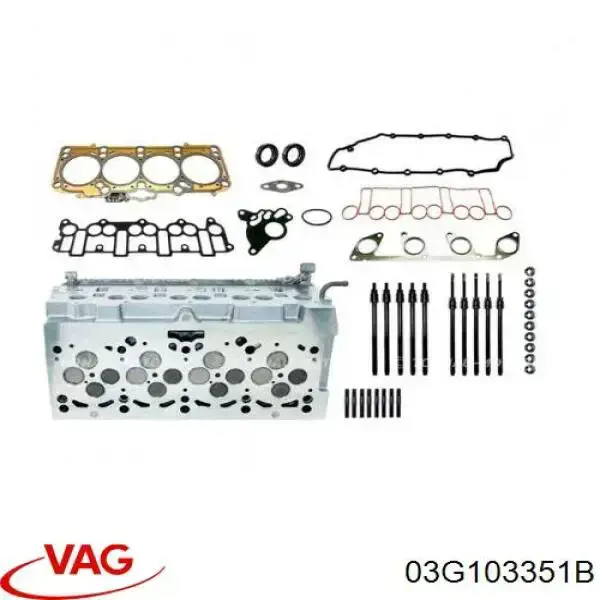 Głowica cylindrów VAG 03G103351B cena, od 699,56 USD