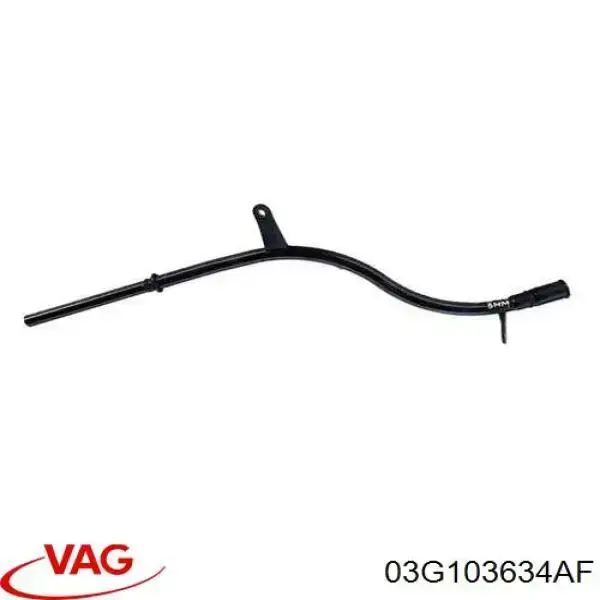Prowadnica bagneta-wskaźnika poziomu oleju w silniku VAG 03G103634AF cena, od 118,07 USD