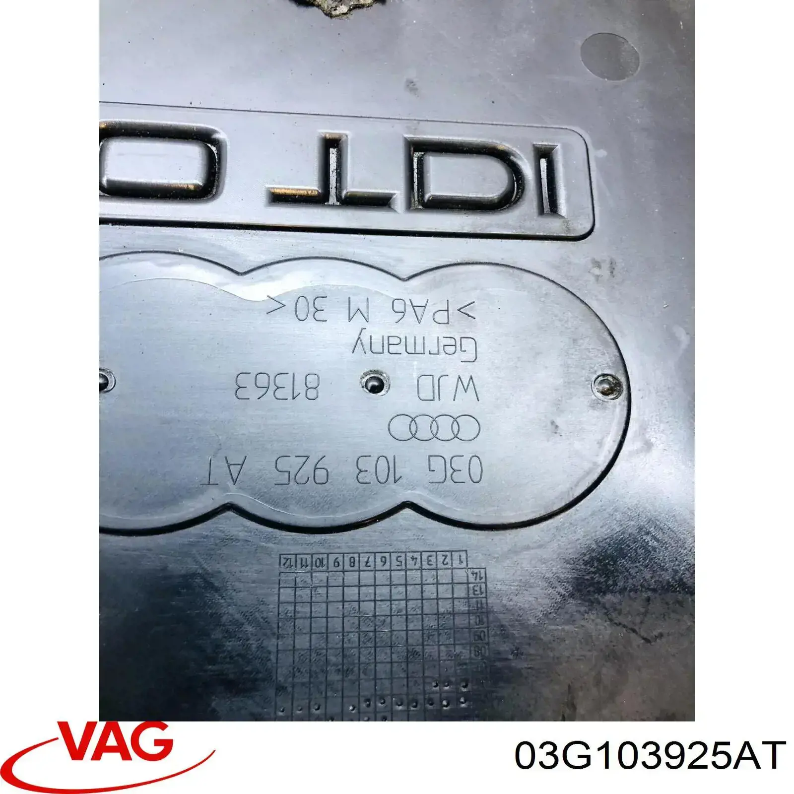 Pokrywa silnika dekoracyjna Audi A6 C6 sedana (4F2) (2004 - 2011) cena, od 83,54 USD