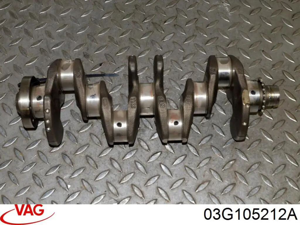 Koło pasowe wału korbowego 03G105212C VAG