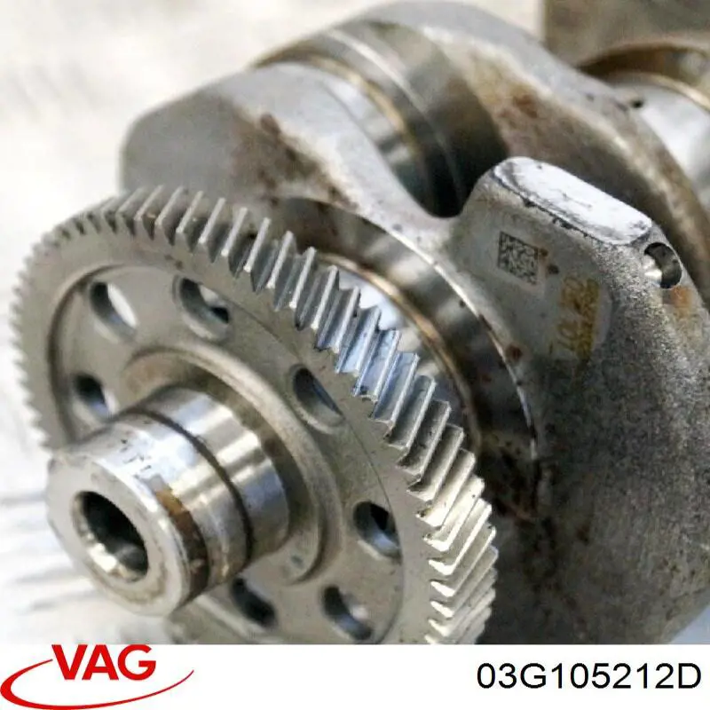 Koło pasowe wału korbowego 03G105212D VAG