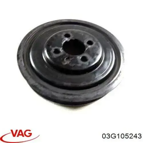 Do koszyka 03G105243 VAG Koło pasowe wału korbowego