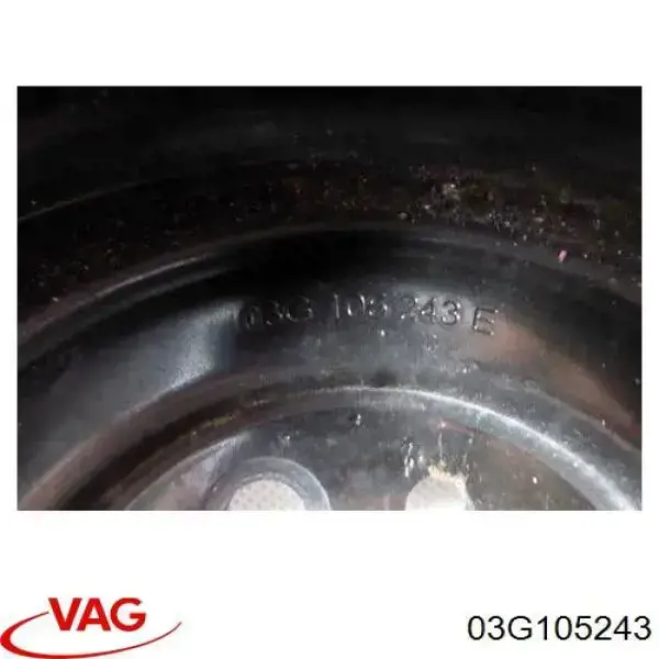 Koło pasowe wału korbowego 03G105243 VAG