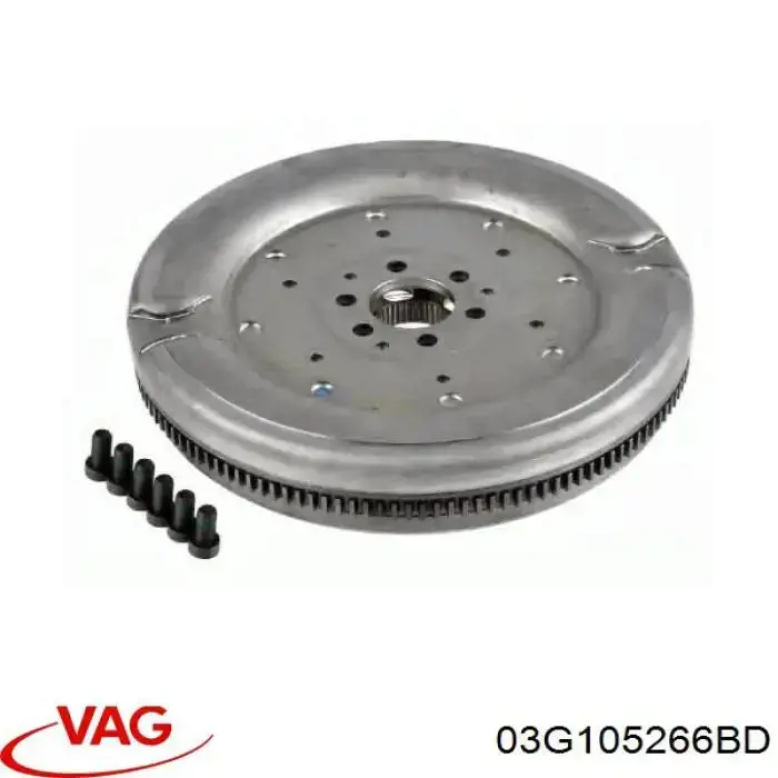 Do koszyka 03G105266BD VAG Koło zamachowe silnika