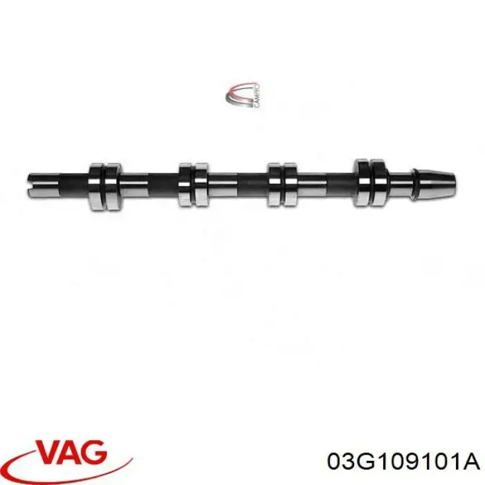 03G109101A VAG Wał rozrządu silnika ssący, dolotowy
