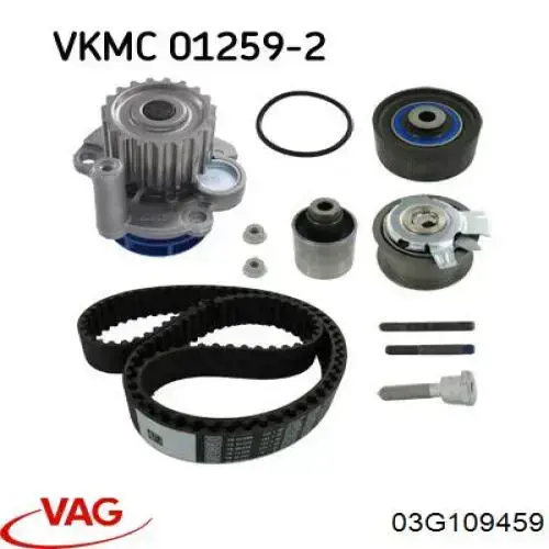 Pasek rozrządu, zestaw 03G109459 VAG
