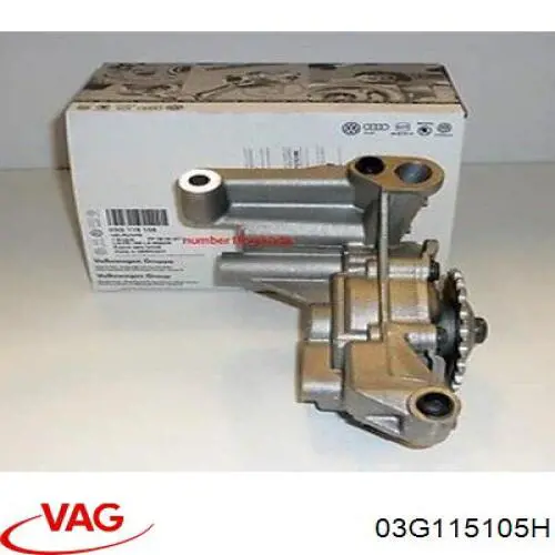 Do koszyka 03G115105H VAG Pompa oleju