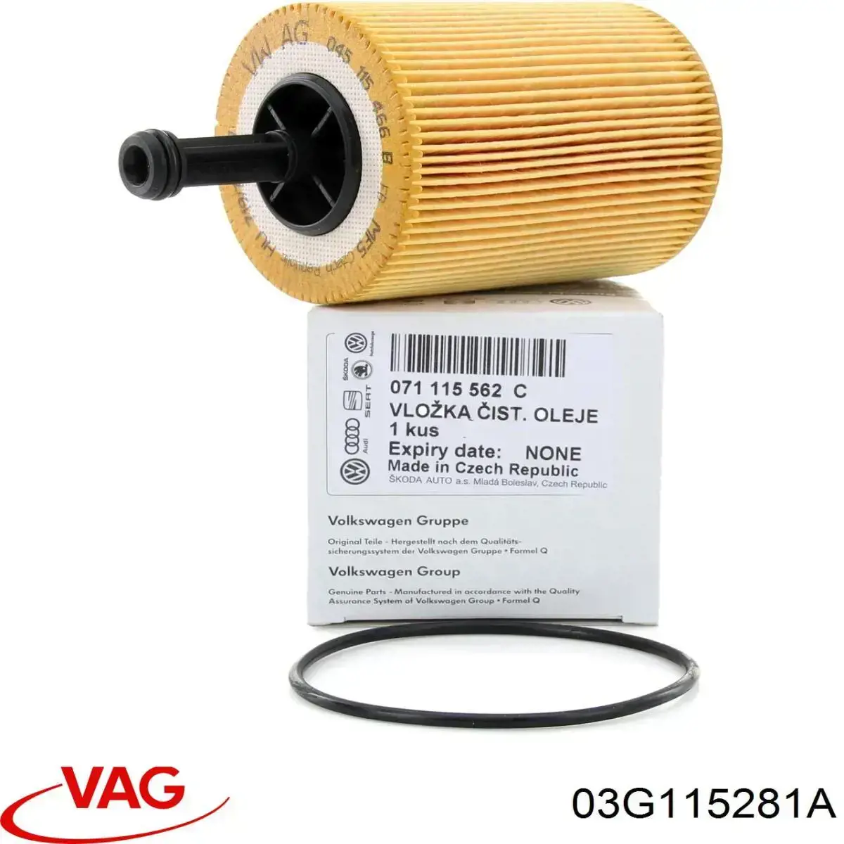 Do koszyka 03G115281A VAG Zestaw naprawczy pompy olejowej