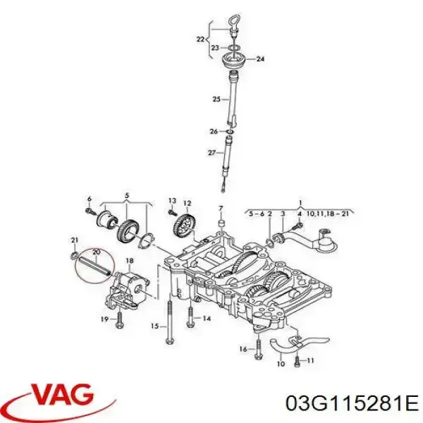 Do koszyka DRM01838 Dr.motor Zestaw naprawczy pompy olejowej