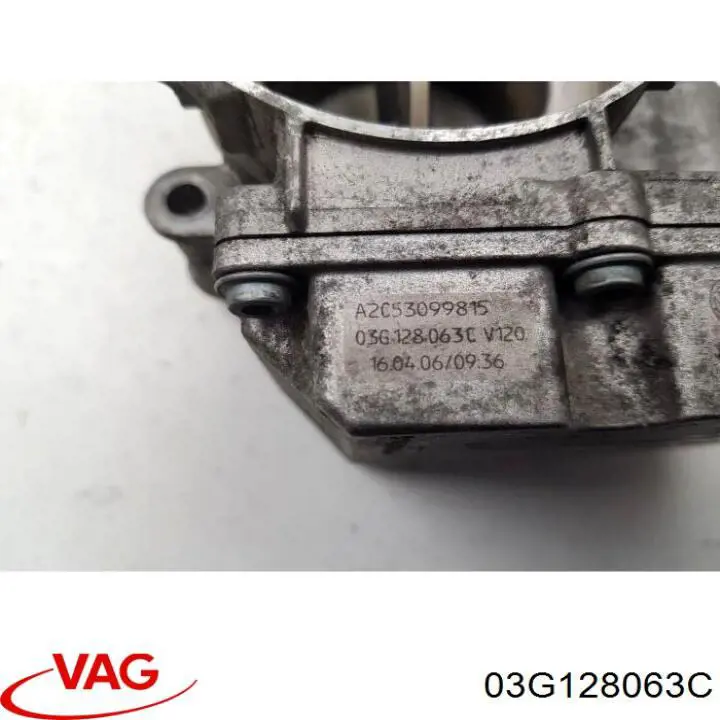 Przepustnica, komplet 03G128063C VAG