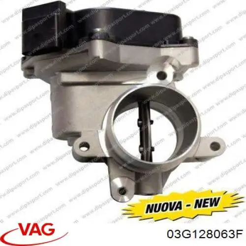 Przepustnica, komplet 03G128063F VAG