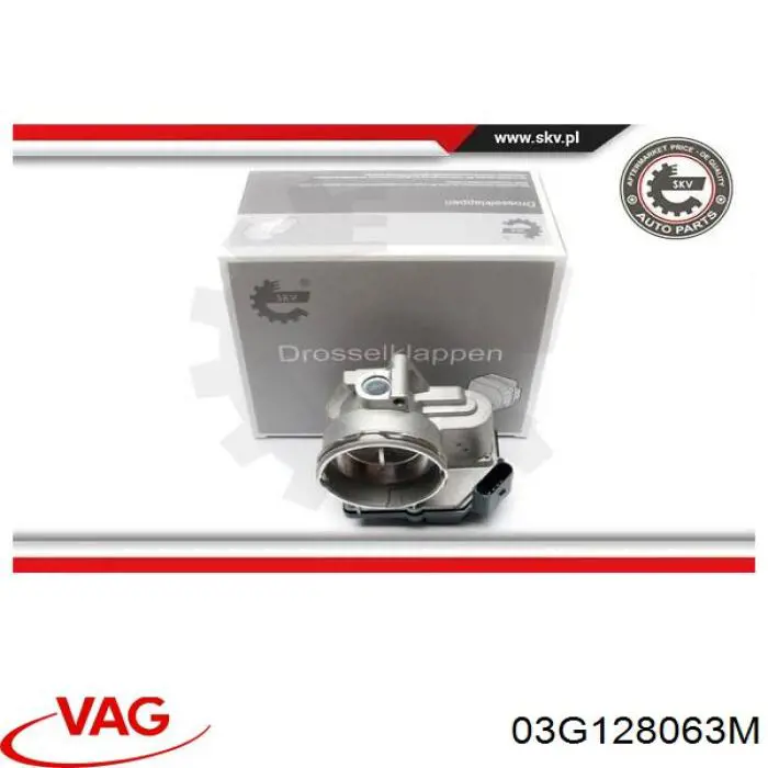 Przepustnica, komplet VAG 03G128063M cena, od 87,18 USD