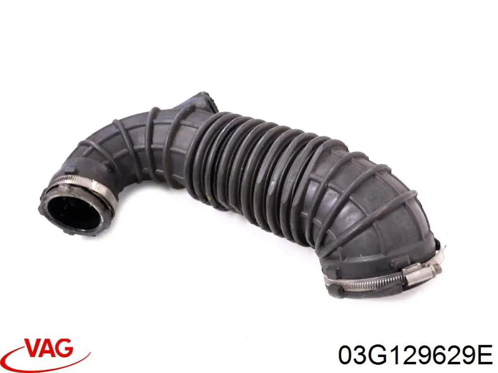 Króciec powietrza, wylot filtra powietrznego VAG 03G129629E cena, od 43,04 USD