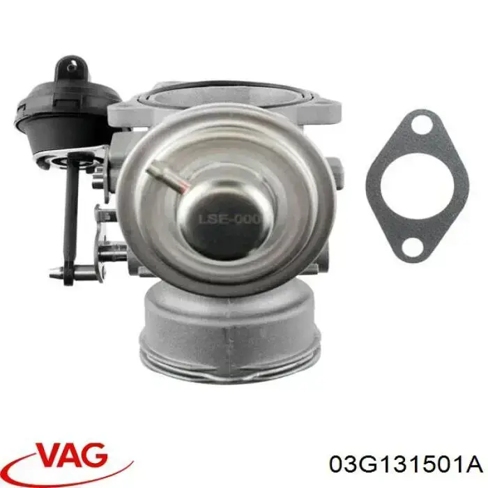 Do koszyka 03G131501A VAG Zawór recyrkulacji spalin EGR