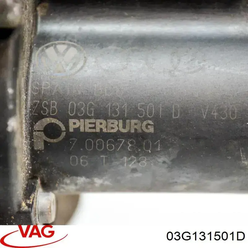 Do koszyka 03G131501D VAG Zawór recyrkulacji spalin EGR