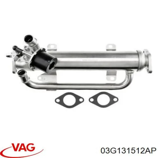 Chłodnica układu recyrkulacji spalin EGR VAG 03G131512AP cena, od 146,42 USD