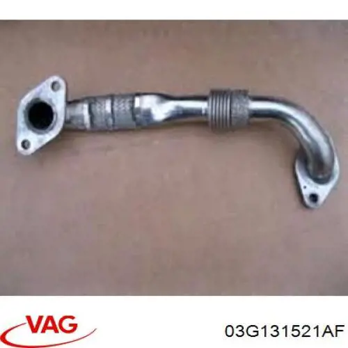 Króciec układu recyrkulacji spalin VAG 03G131521AF cena, od 69,81 USD