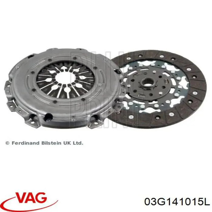 Zestaw sprzęgła (3 części) VAG 03G141015L cena, od 102,11 USD