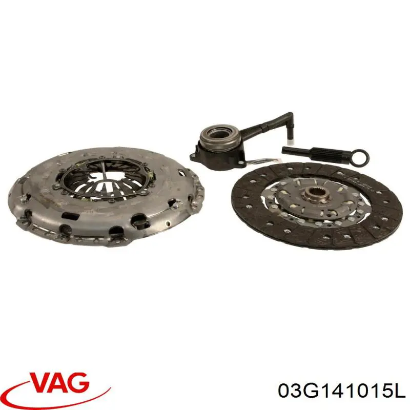 Zestaw sprzęgła (3 części) VAG 03G141015L