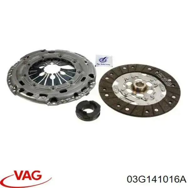 Do koszyka 03G141016A VAG Zestaw sprzęgła (3 części)