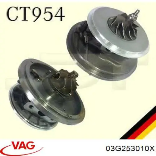 Turbina VAG 03G253010X cena, od 364,24 USD