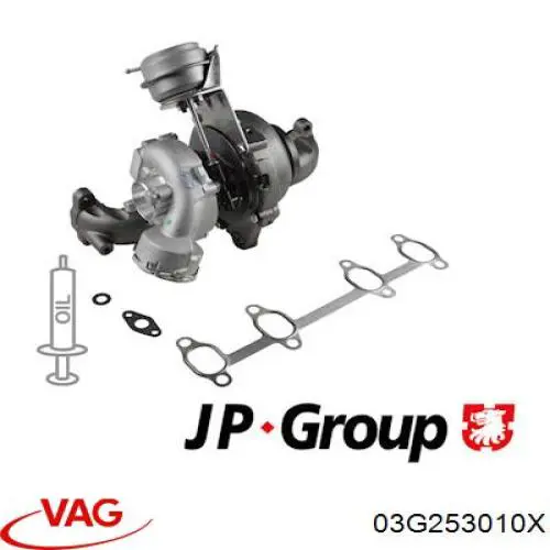 03G253010X VAG Turbina
