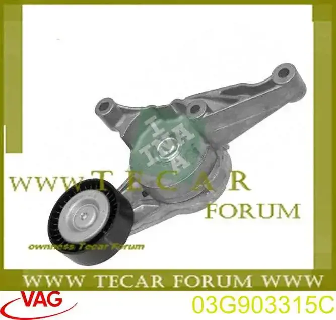 Napinacz paska napędowego VAG 03G903315C cena, od 40,92 USD
