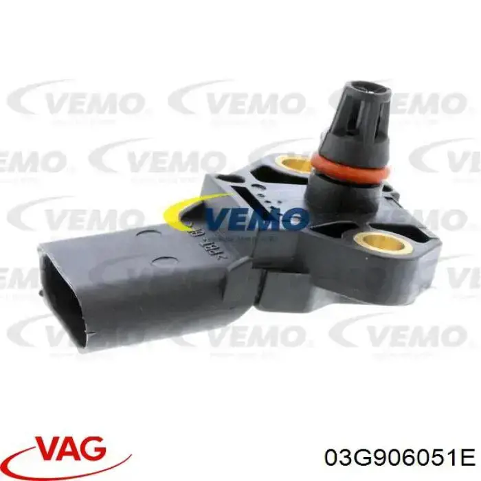 Czujnik ciśnienia w kolektorze ssącym, MAP 03G906051E VAG