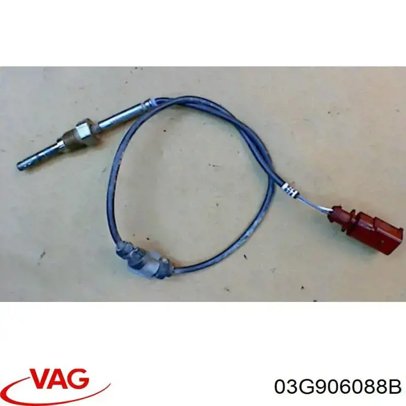 Czujnik temperatury spalin po filtrze cząstek stałych VAG 03G906088B cena, od 59,01 USD