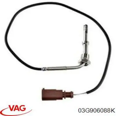 Czujnik temperatury spalin, przed filtrem cząstek stałych VAG 03G906088K cena, od 56,18 USD