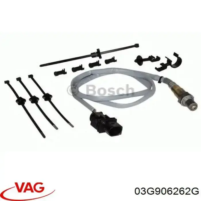 Do koszyka 03G906262G VAG Sonda lambda czujnik tlenu przed katalizatorem