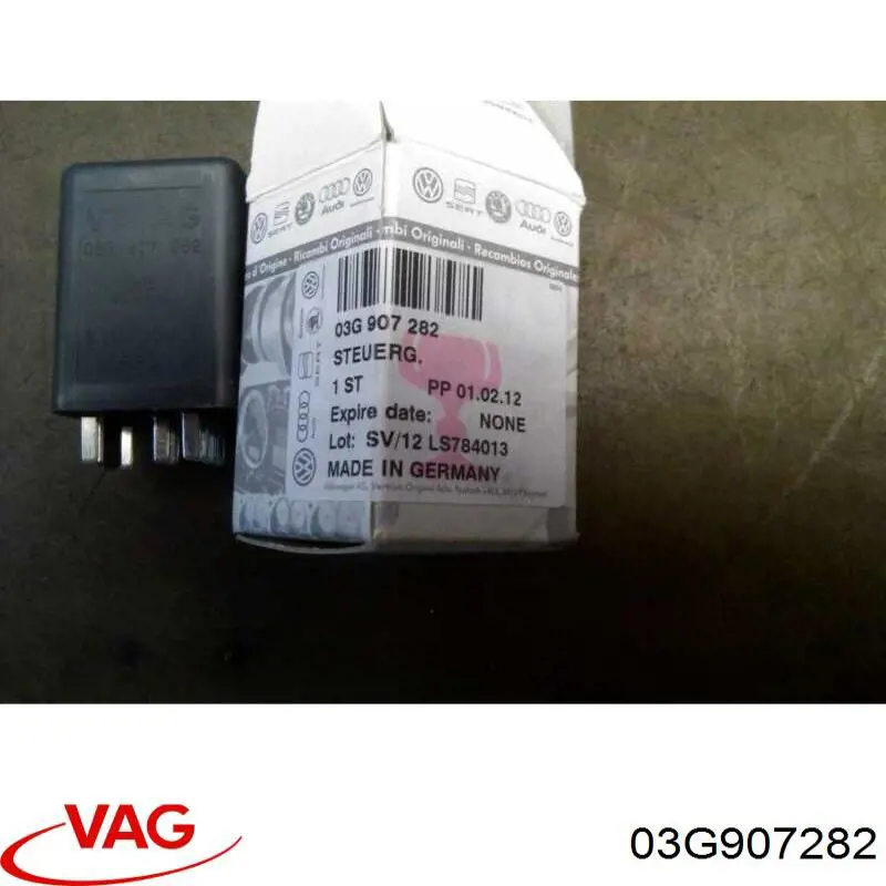 Do koszyka 03G907282 VAG Przekaźnik świec żarowych