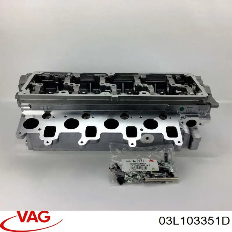 Głowica cylindrów VAG 03L103351D cena, od 844,38 USD