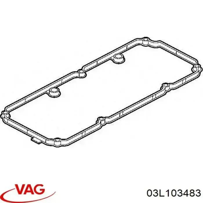 Uszczelka pokrywy zaworowej silnika VAG 03L103483