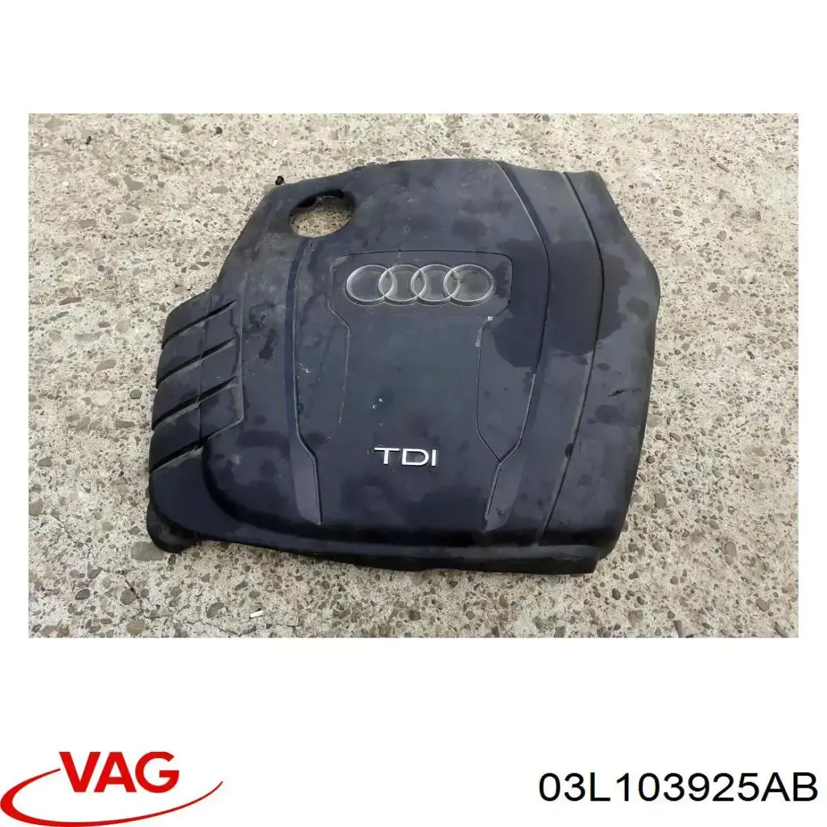 Do koszyka Pokrywa silnika dekoracyjna Audi A4 Allroad B8 8KH