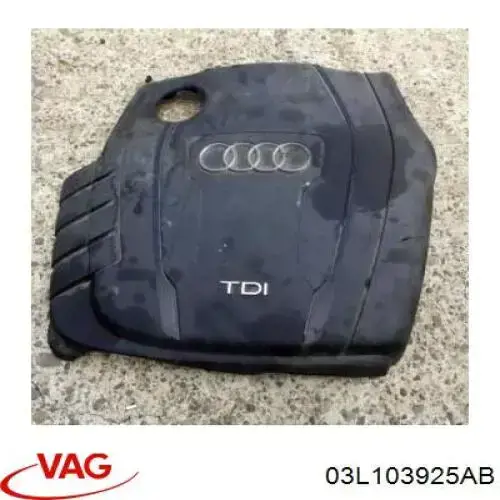  Pokrywa silnika dekoracyjna Audi A4 