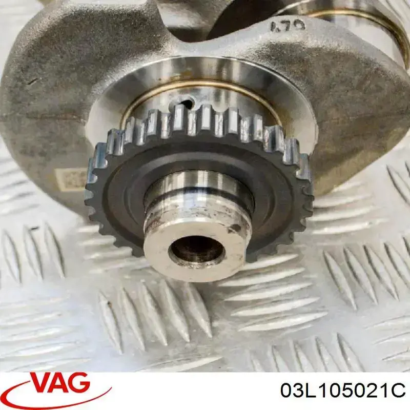  Wał korbowy silnika Volkswagen Tiguan 1