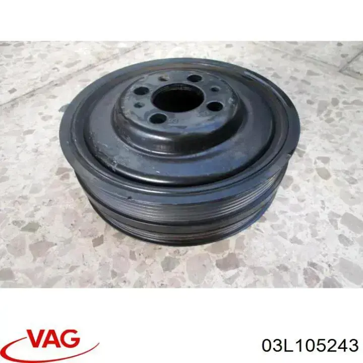 03L105243 VAG Koło pasowe wału korbowego
