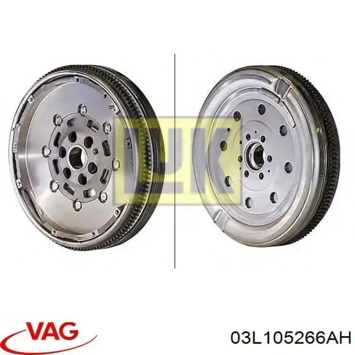 Koło zamachowe silnika VAG 03L105266AH cena, od 446,34 USD
