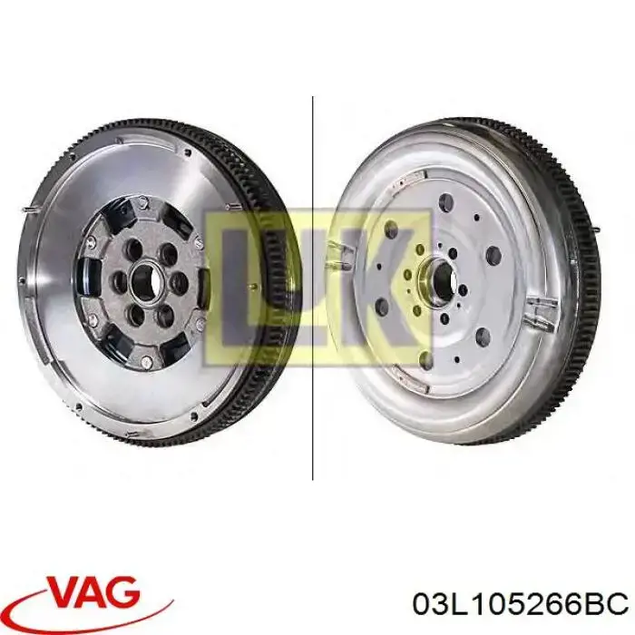 03L105266BC VAG Koło zamachowe silnika