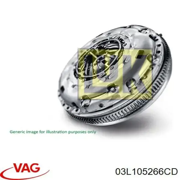 03L105266CD VAG Koło zamachowe silnika