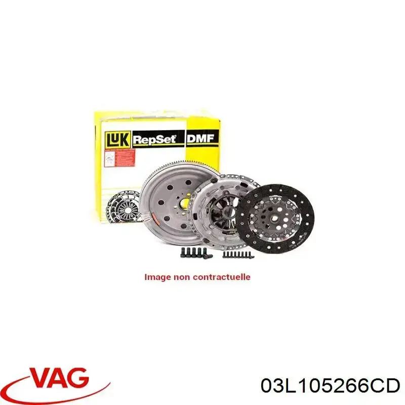 Koło zamachowe silnika 03L105266CD VAG