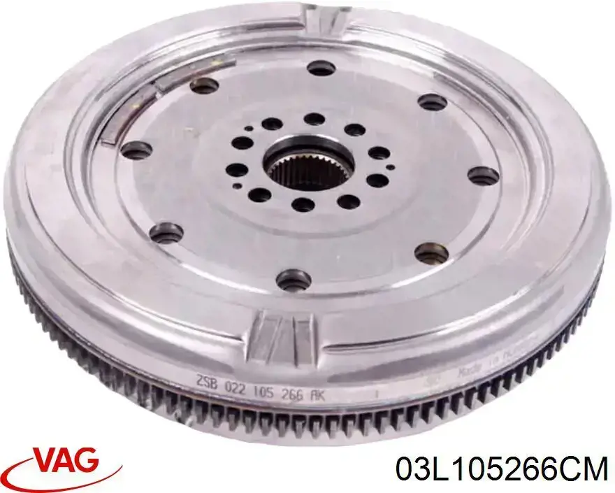 Koło zamachowe silnika VAG 03L105266CM cena, od 294,73 USD