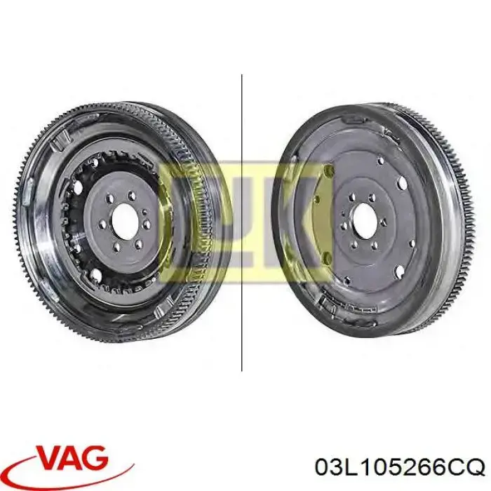 Koło zamachowe silnika VAG 03L105266CQ cena, od 166,85 USD