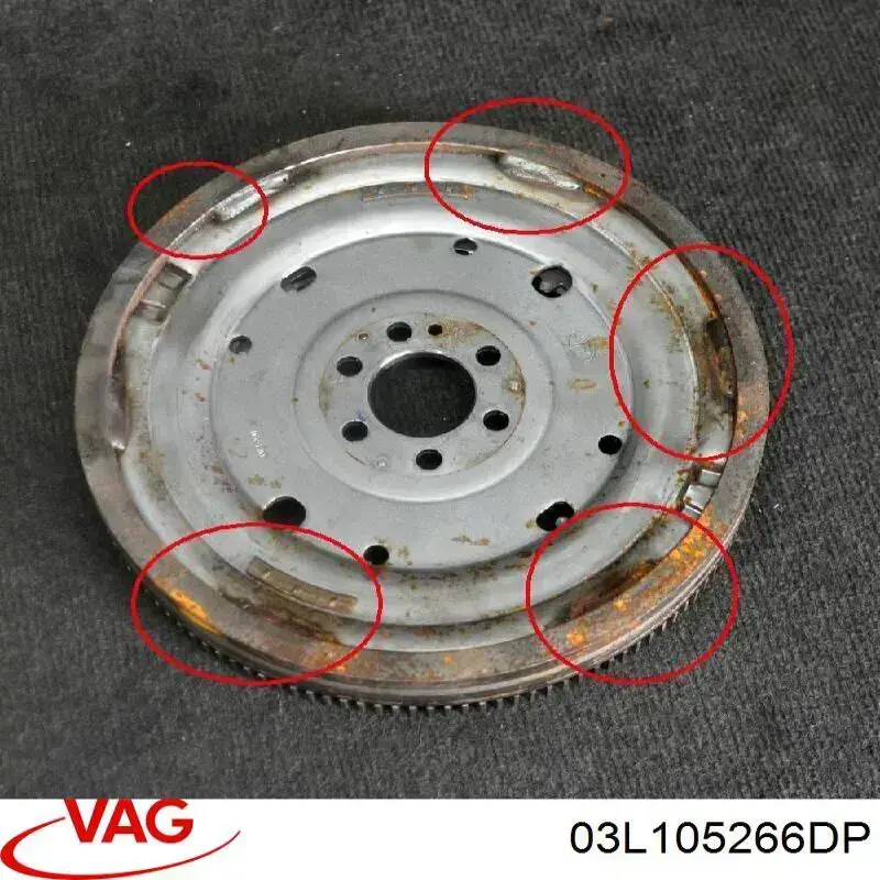 Do koszyka 03L105266DP VAG Koło zamachowe silnika