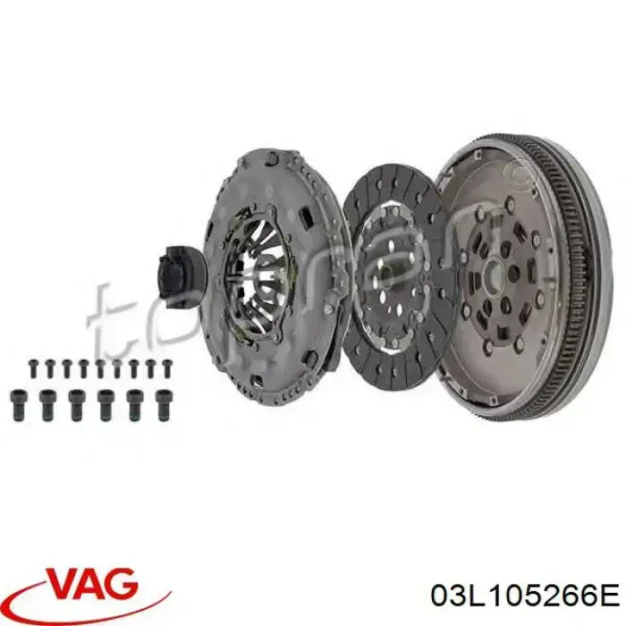 Koło zamachowe silnika VAG 03L105266E cena, od 243,47 USD