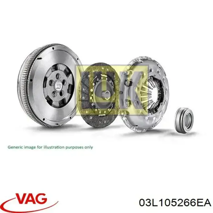 03L105266EA VAG Koło zamachowe silnika
