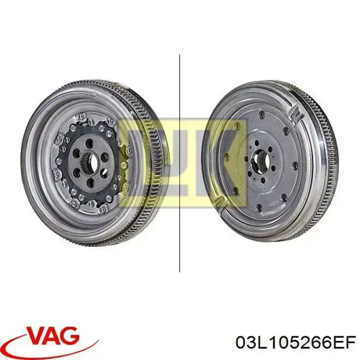 03L105266EF VAG Koło zamachowe silnika