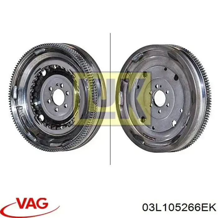 03L105266EK VAG Koło zamachowe silnika